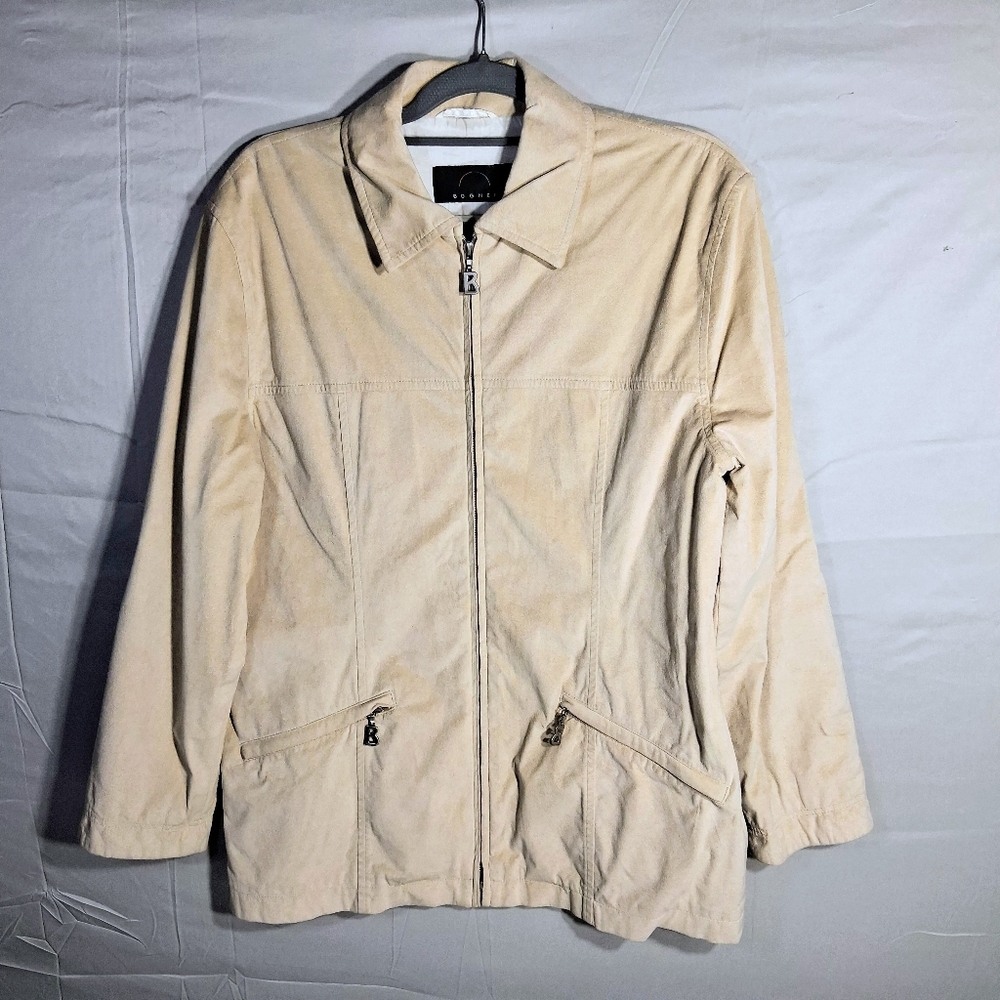 Men's Y2K Vintage Bogner Oberstoff Medium Beige Ski Jacket